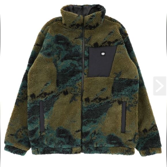 686 Everywhere Outpost Sherpa Jacket Camo Cypress Green/Hemisphere XXL - Picture 1 of 10